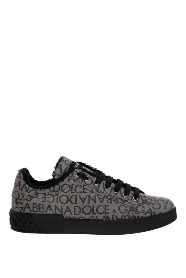 Dolce & Gabbana man gray cotton and polyester sneakers for men buy with prices and photos 174266 - photo 1