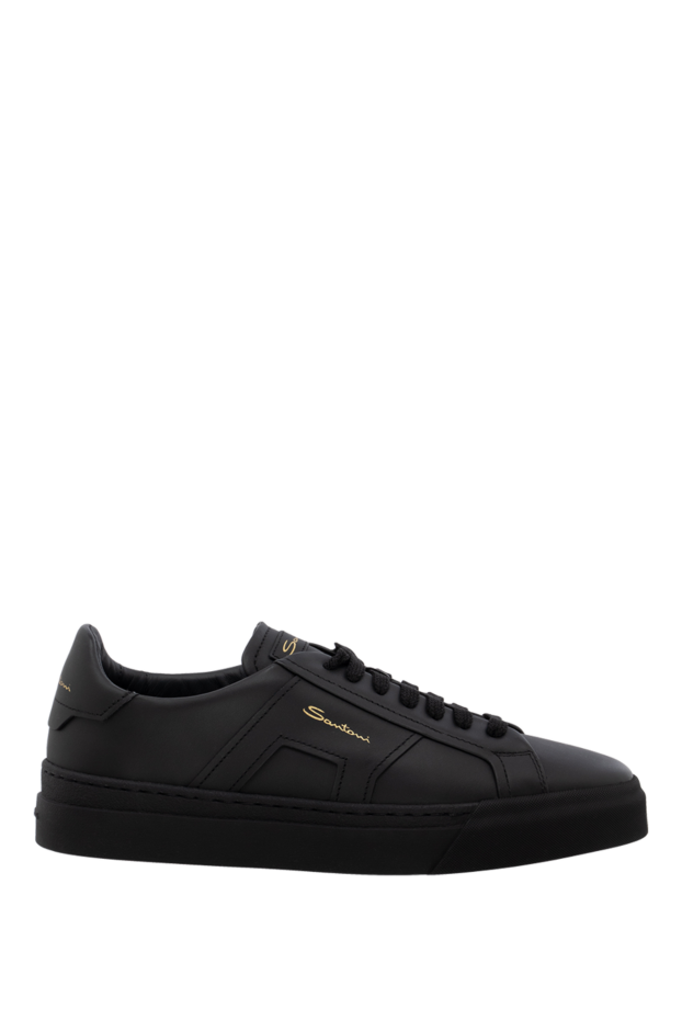 Santoni woman black leather sneakers for women buy with prices and photos 174314 - photo 1