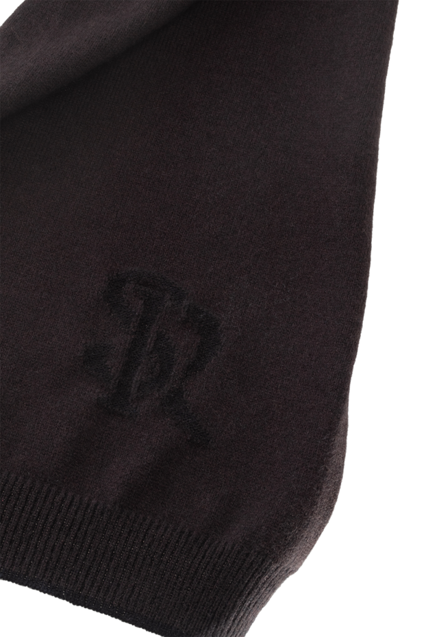 Stefano Ricci brown cashmere silk scarf for men 174363 - photo 3