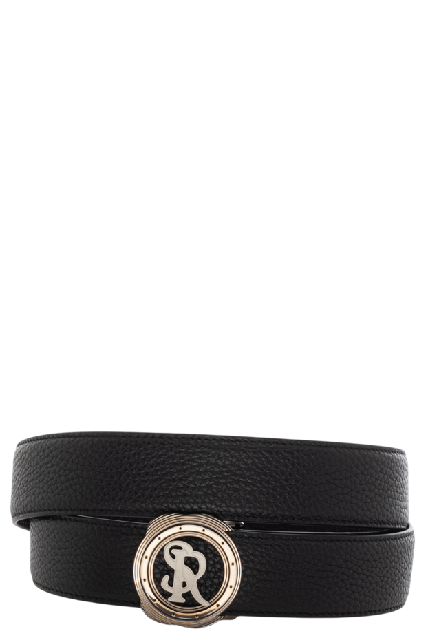 Stefano Ricci black genuine leather belt for men 174375 - photo 1