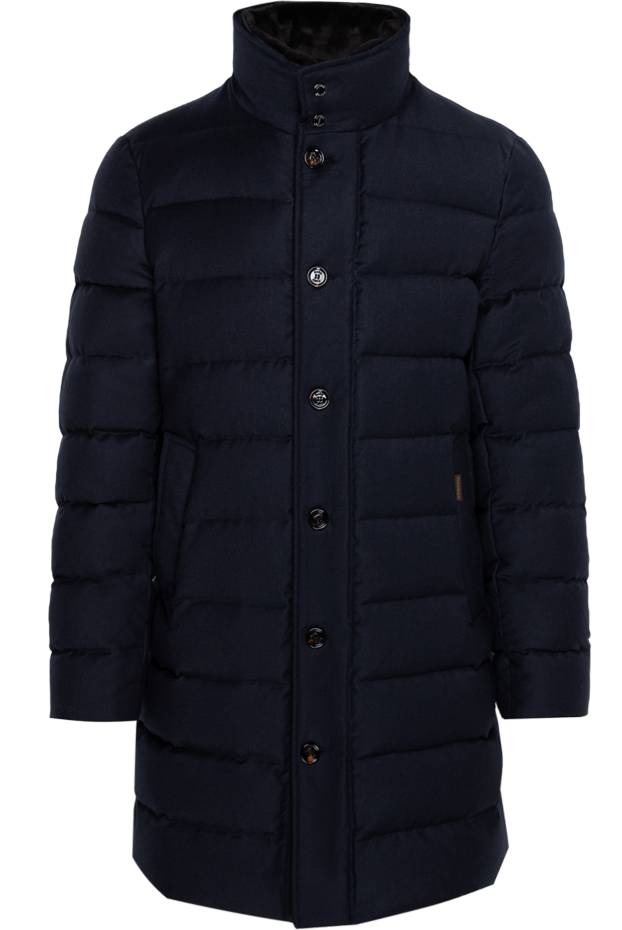 Moorer man blue woolen down jacket for men buy with prices and photos 174416 - photo 1