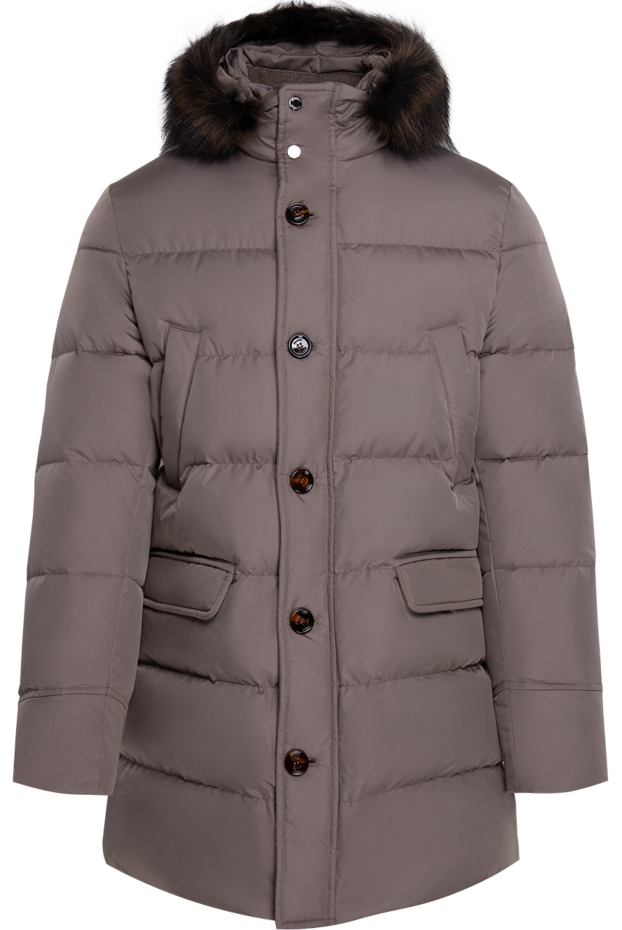 Moorer man beige polyamide down jacket for men buy with prices and photos 174425 - photo 1