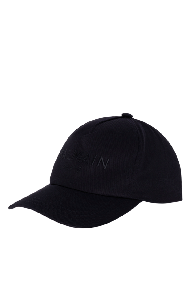 Balmain black cotton baseball cap with 3d embroidery 174465 - photo 3