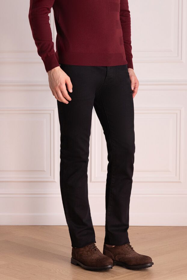 Jacob Cohen men's jeans black universal casual style 174576 - photo 3
