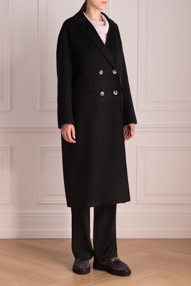 Max&Moi women's wool coat with double-breasted fastening and wide lapels 174592 - photo 3