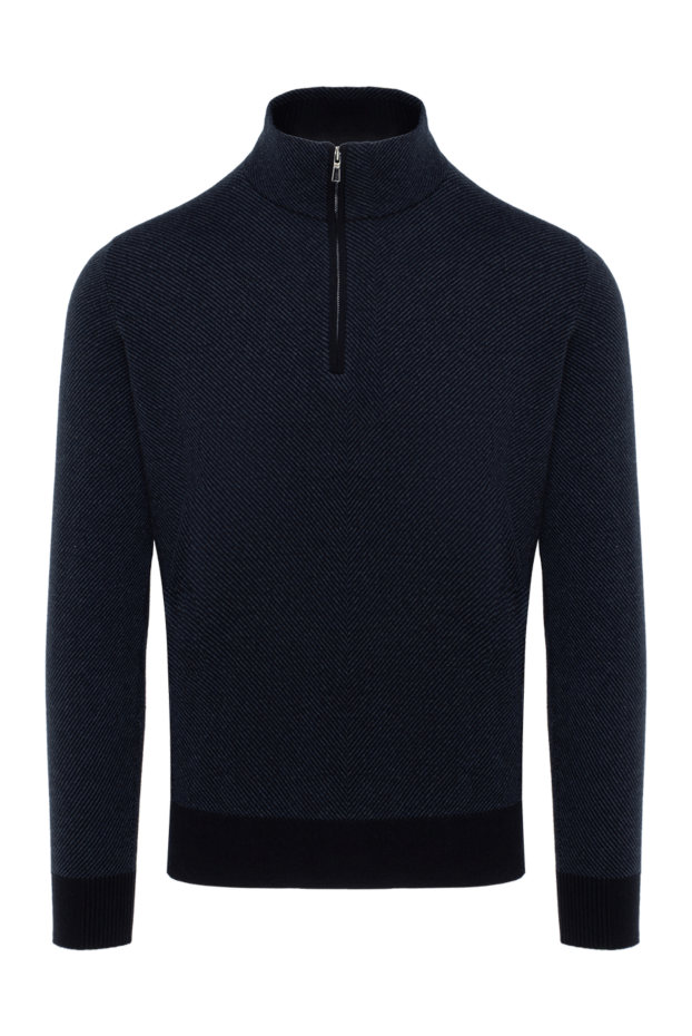 Loro Piana men's diagonal ribbed cashmere trouser with zip 174610 - photo 1