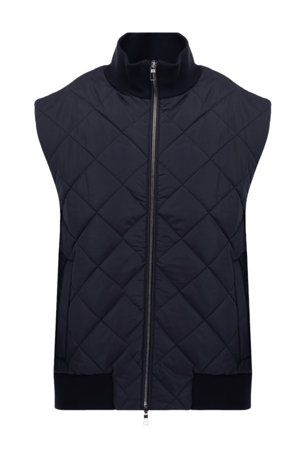 Loro Piana man blue wool and polyamide vest for men buy with prices and photos 174618 - photo 1