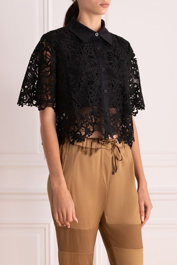 Max&Moi black polyester blouse for women 174652 - photo 3