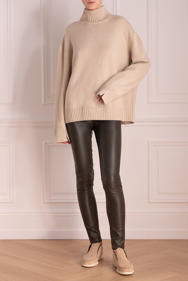 Loro Piana woman beige cashmere jumper for women buy with prices and photos 174738 - photo 2