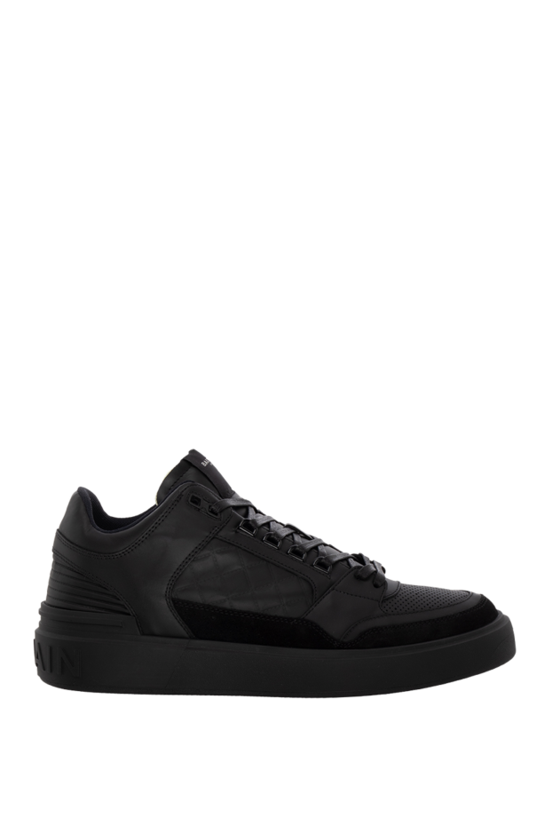 Balmain man black leather sneakers for men buy with prices and photos 174887 - photo 1