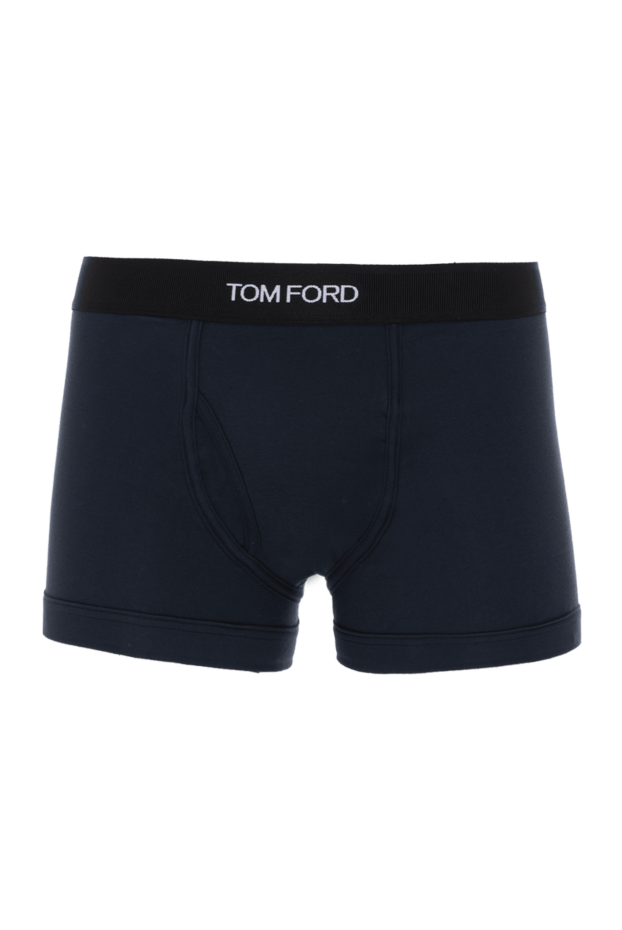 Tom Ford men's boxers made of cotton and elastane blue 174941 - photo 1