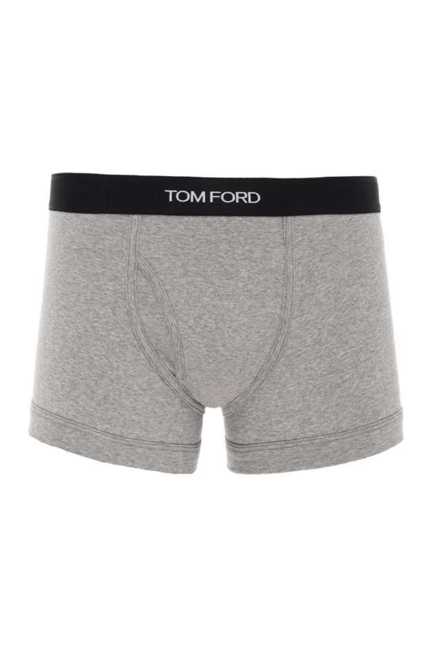 Tom Ford men's boxers made of cotton and elastane gray 174943 - photo 1