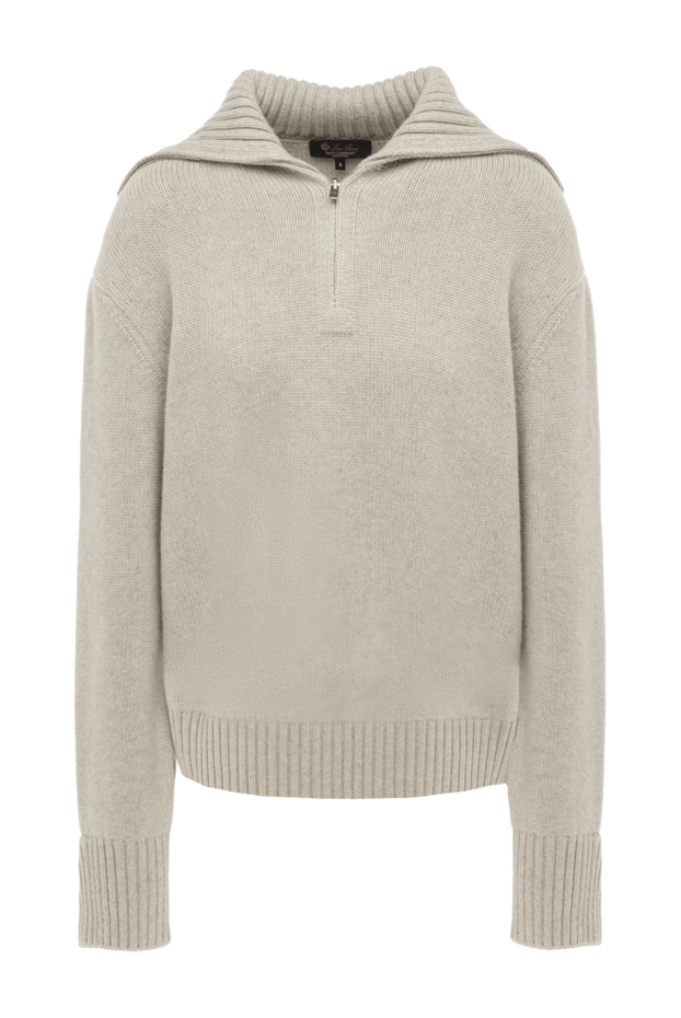 Loro Piana woman gray cashmere jumper for women buy with prices and photos 174970 - photo 1