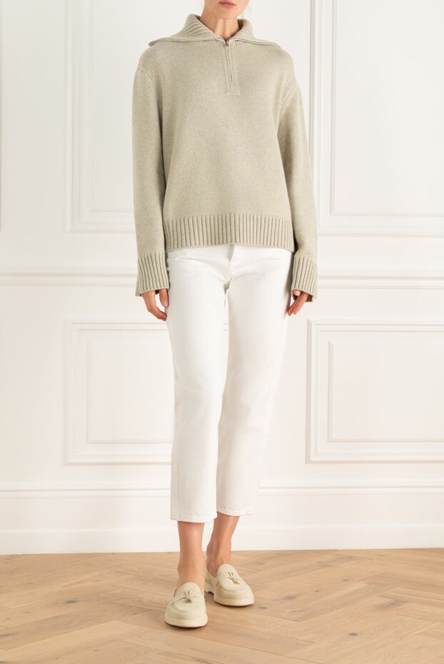 Loro Piana woman gray cashmere jumper for women buy with prices and photos 174970 - photo 2