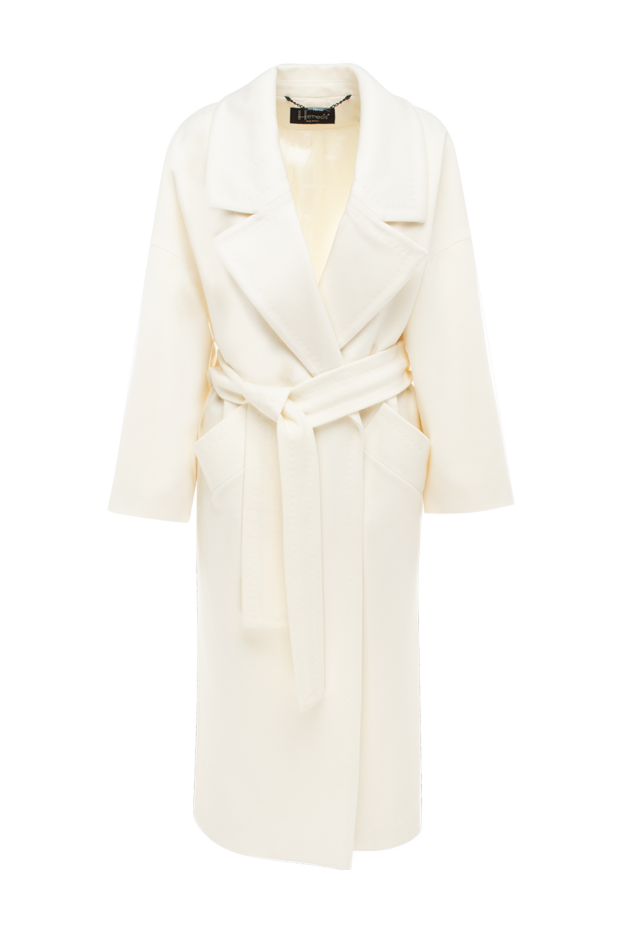 Heresis woman women's white wool coat buy with prices and photos 174981 - photo 1