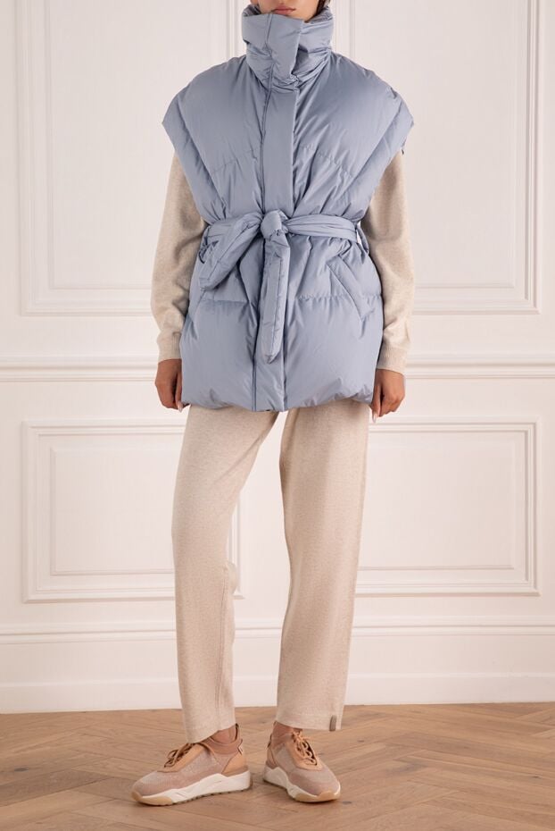 Khrisjoy blue polyester vest for women 174995 - photo 2