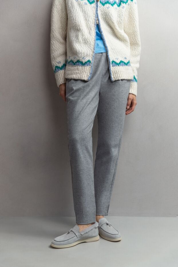 D.Exterior gray pants with an elastic waistband and drawstring women's 175003 - photo 2