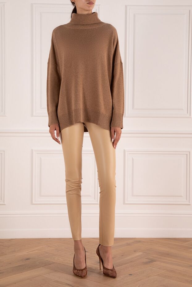 Max&Moi cashmere golf brown for women 175026 - photo 2