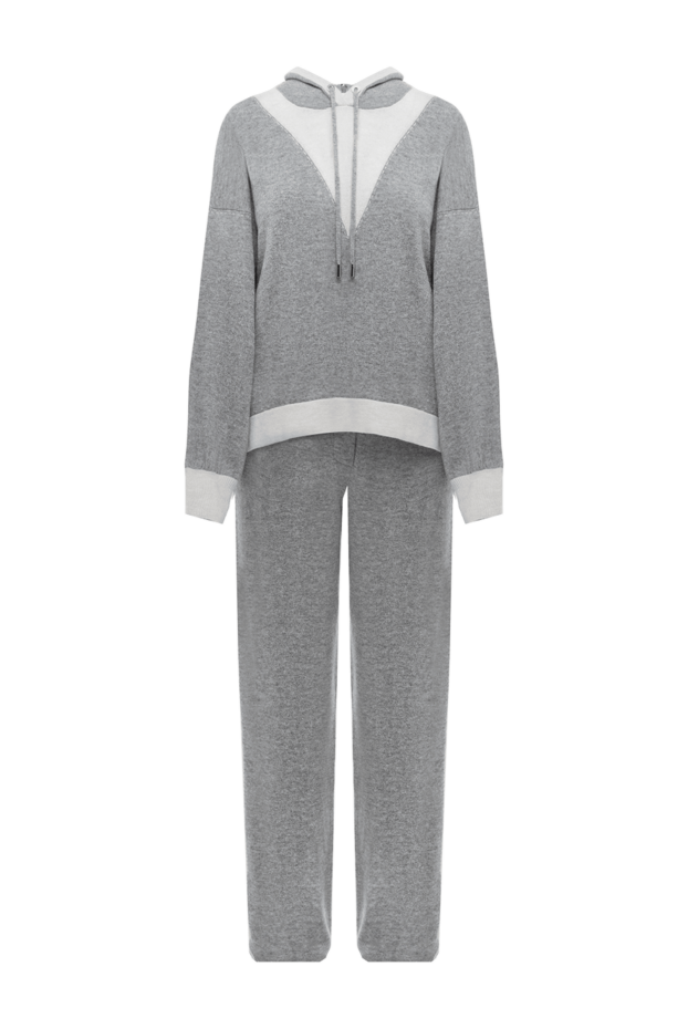 Max&Moi gray casual suit with light inserts women's 175028 - photo 1