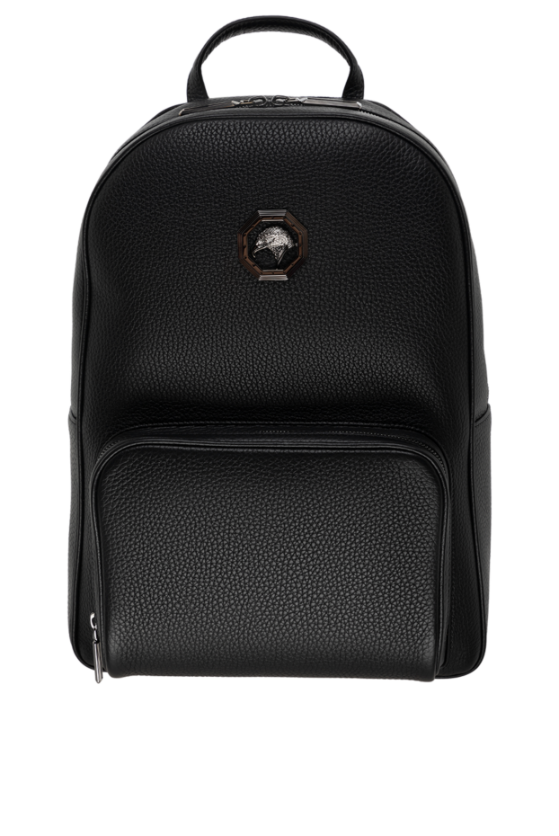 Stefano Ricci backpack made of genuine grained leather, black 175064 - photo 1