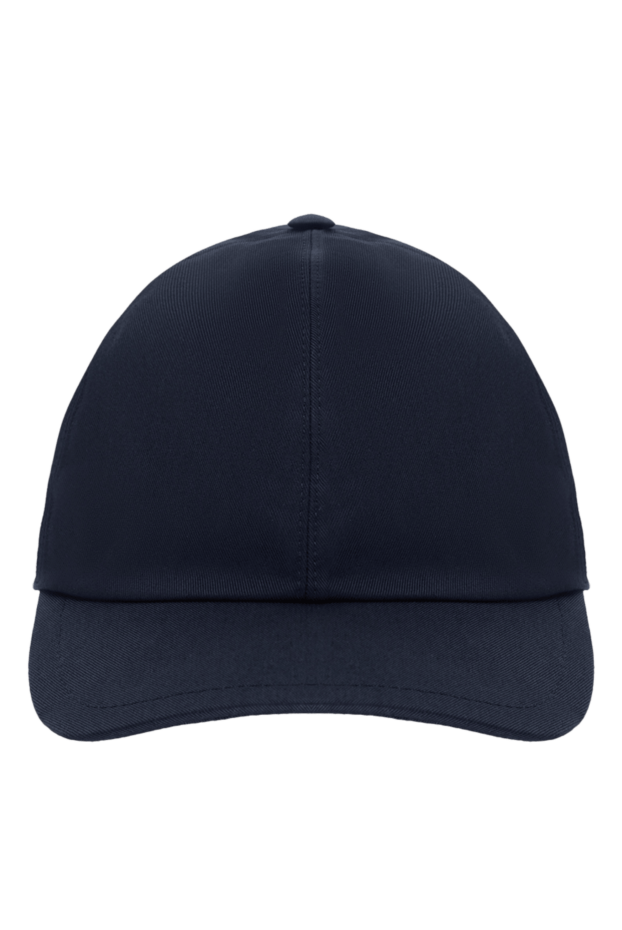 Cesare di Napoli man blue cotton cap for men buy with prices and photos 175082 - photo 1