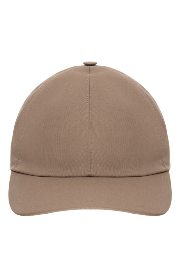 Cesare di Napoli man beige cotton cap for men buy with prices and photos 175083 - photo 1