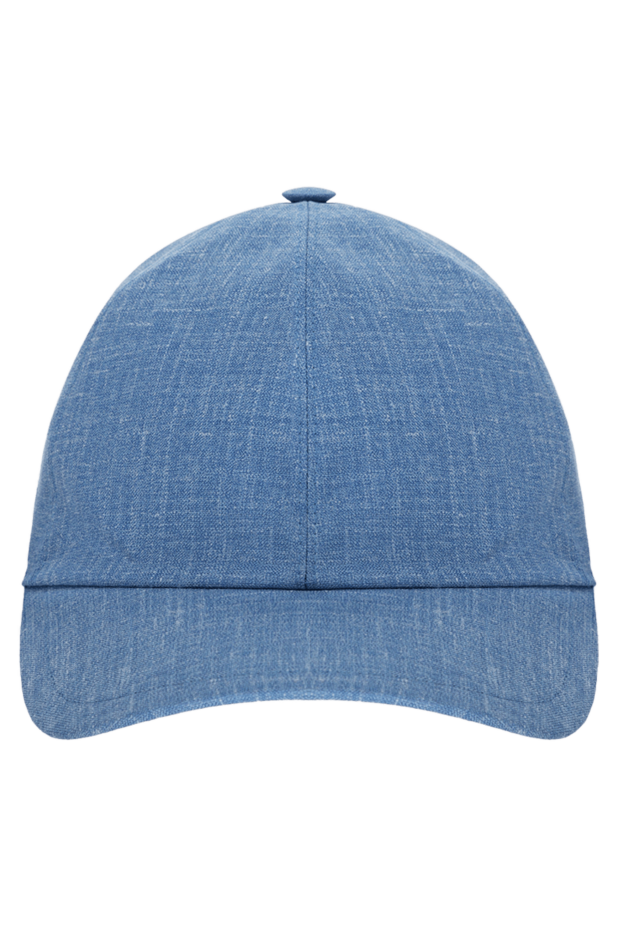 Cesare di Napoli man blue cotton cap for men buy with prices and photos 175085 - photo 1