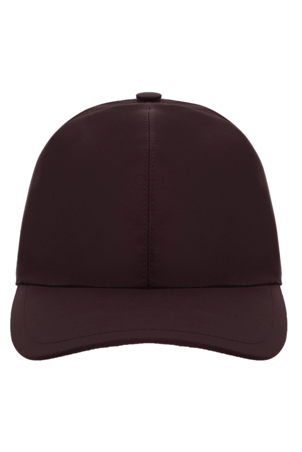 Cesare di Napoli man men's burgundy wool and polyamide cap buy with prices and photos 175087 - photo 1