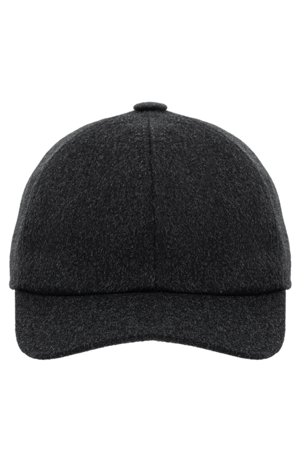 Cesare di Napoli man black cashmere cap for men buy with prices and photos 175090 - photo 1