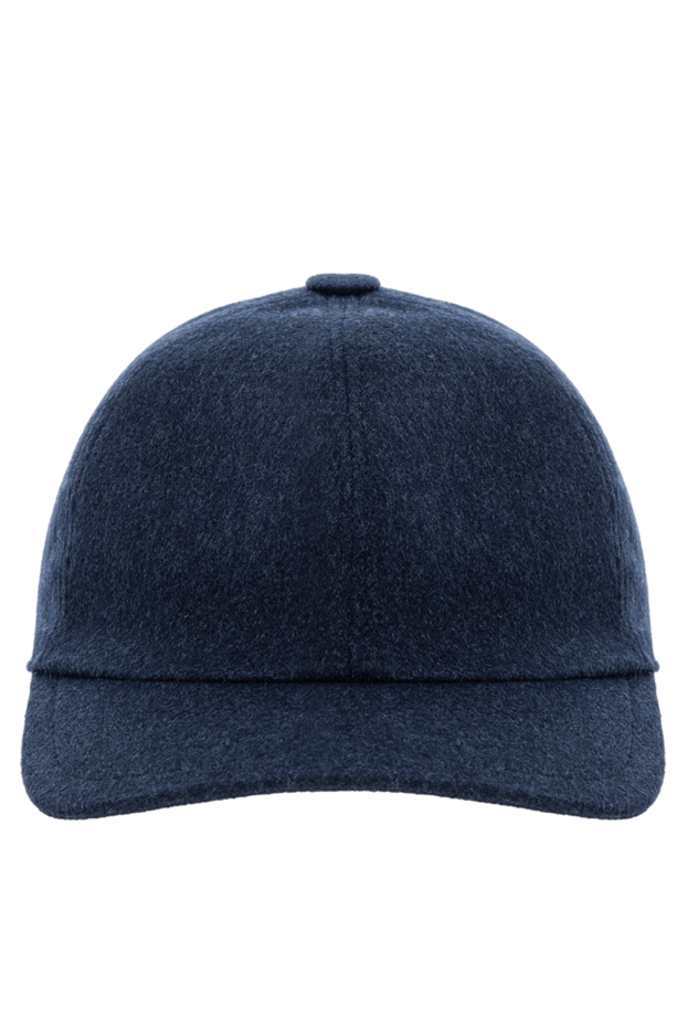 Cesare di Napoli man blue cashmere cap for men buy with prices and photos 175091 - photo 1