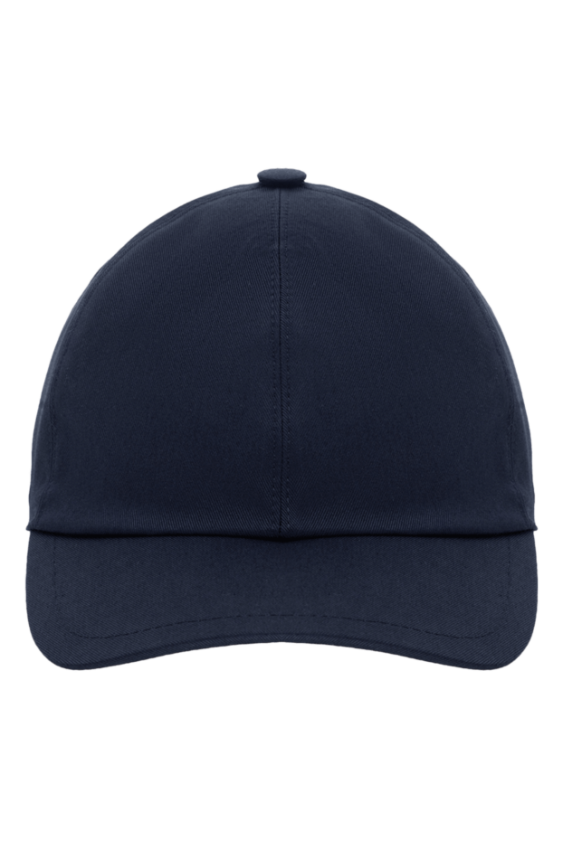 Cesare di Napoli man blue cotton cap for men buy with prices and photos 175095 - photo 1