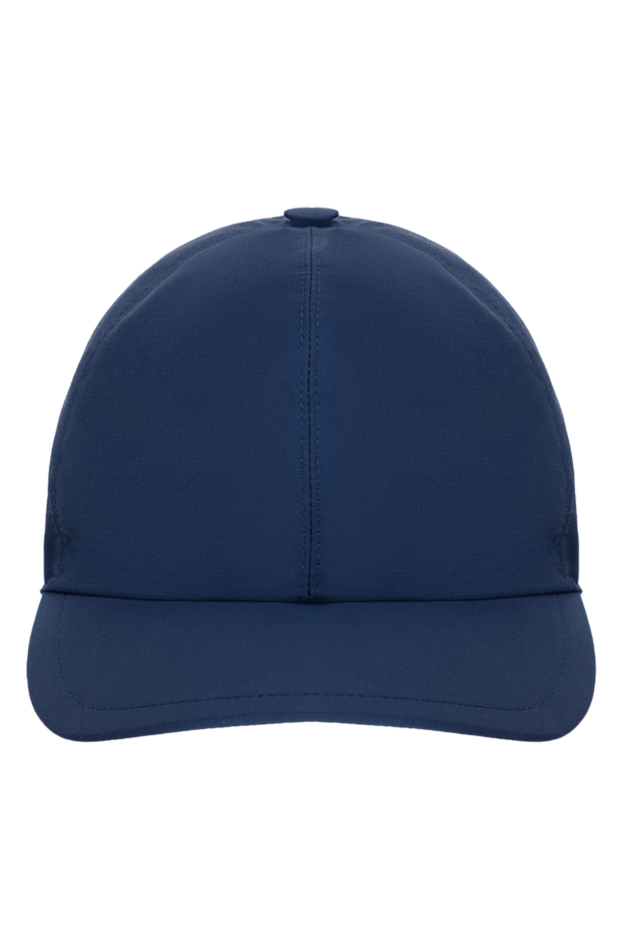 Cesare di Napoli man blue wool and polyamide cap for men buy with prices and photos 175097 - photo 1