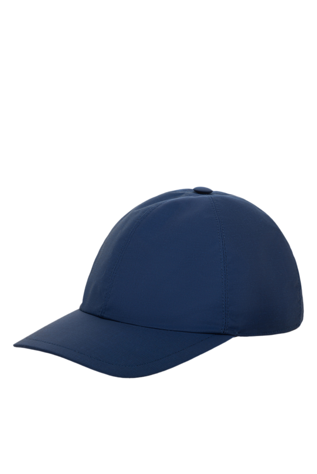 Cesare di Napoli мужские кепка из шерсти и полиамида синяя мужская купить с ценами и фото 175097 - фото 2
