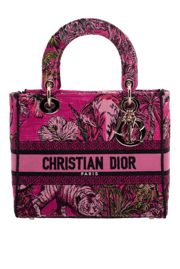 Dior lady d bag cotton pink women's pink 175109 - photo 1