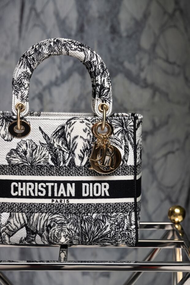 Dior white cotton bag for women 175110 - photo 2
