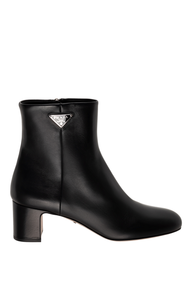 Prada woman women's black leather ankle boots buy with prices and photos 175142 - photo 1