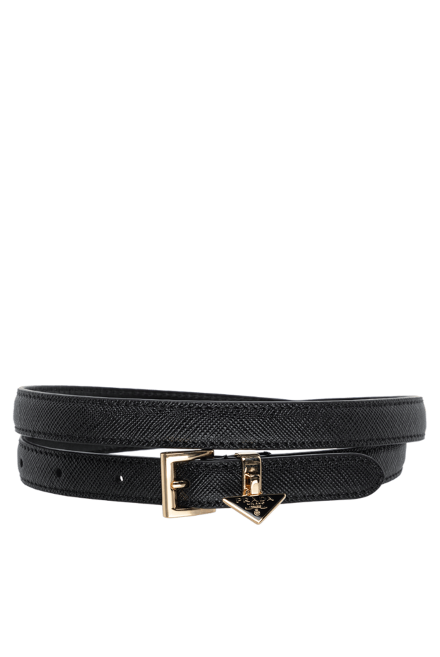 Prada woman black leather belt for women buy with prices and photos 175157 - photo 1