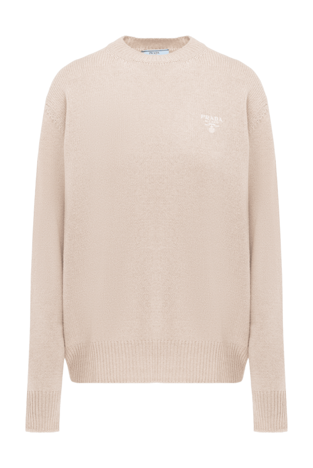 Prada woman beige cashmere jumper for women buy with prices and photos 175160 - photo 1