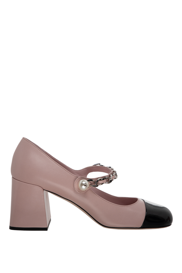 Miu Miu pink leather shoes for women 175169 - photo 1
