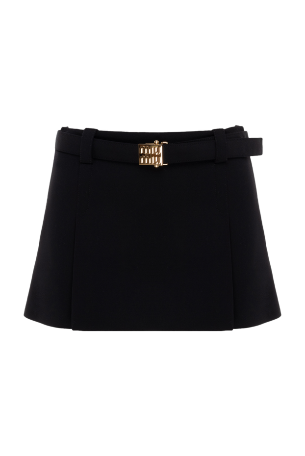 Miu Miu woman black wool skirt for women buy with prices and photos 175183 - photo 1