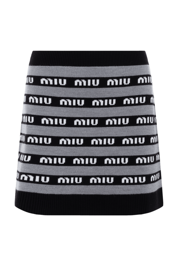 Miu Miu woman black wool skirt for women buy with prices and photos 175187 - photo 1