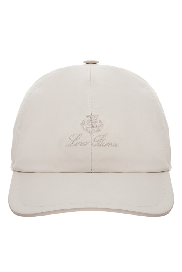 Loro Piana wind beige microfiber six panel baseball cap 175208 - photo 1