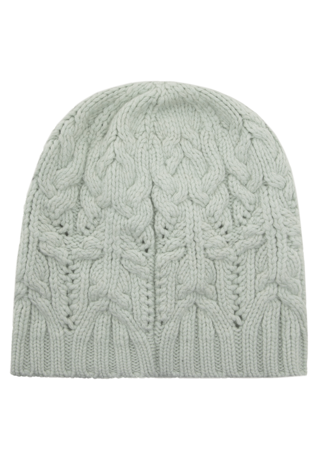 Loro Piana green cashmere hat for women 175216 - photo 3
