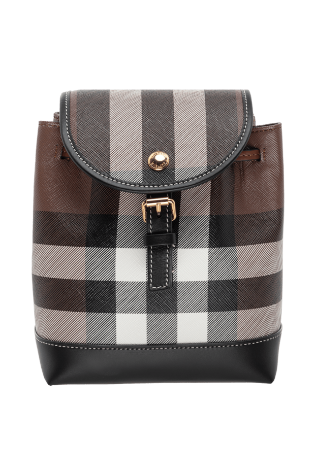 Burberry woman brown cotton and polyurethane backpack for women buy with prices and photos 175233 - photo 1