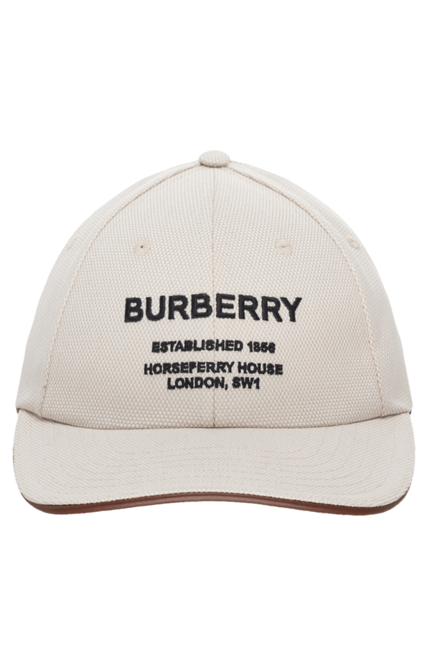 Burberry женские кепка из хлопка белая женская купить с ценами и фото 175242 - фото 1