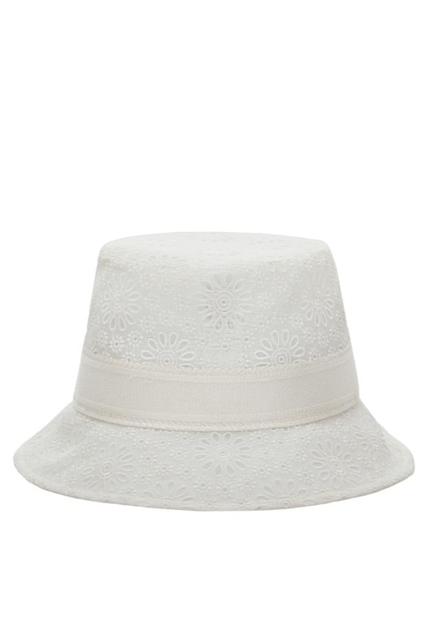 Dior panama hat made of polyester and cotton white for women 175268 - photo 3