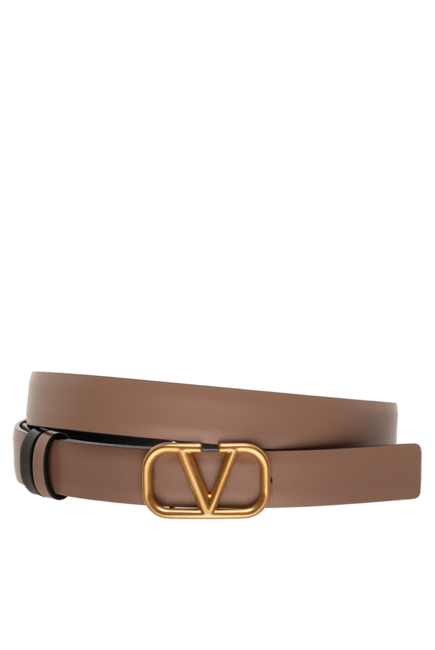 Valentino woman beige leather belt for women buy with prices and photos 175290 - photo 1