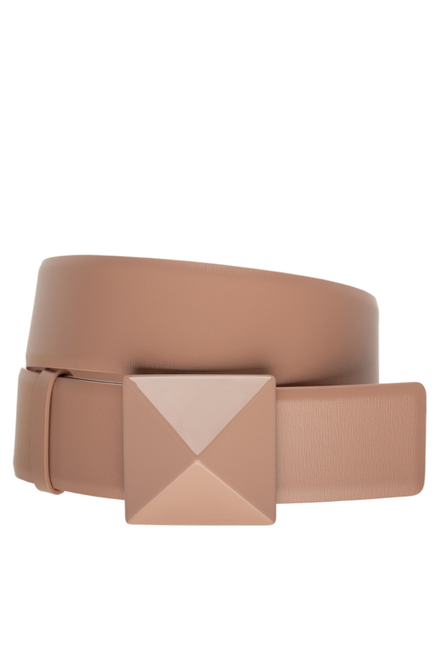 Valentino woman beige leather belt for women buy with prices and photos 175294 - photo 1