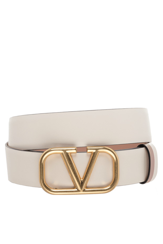 Valentino woman white leather belt for women buy with prices and photos 175295 - photo 1