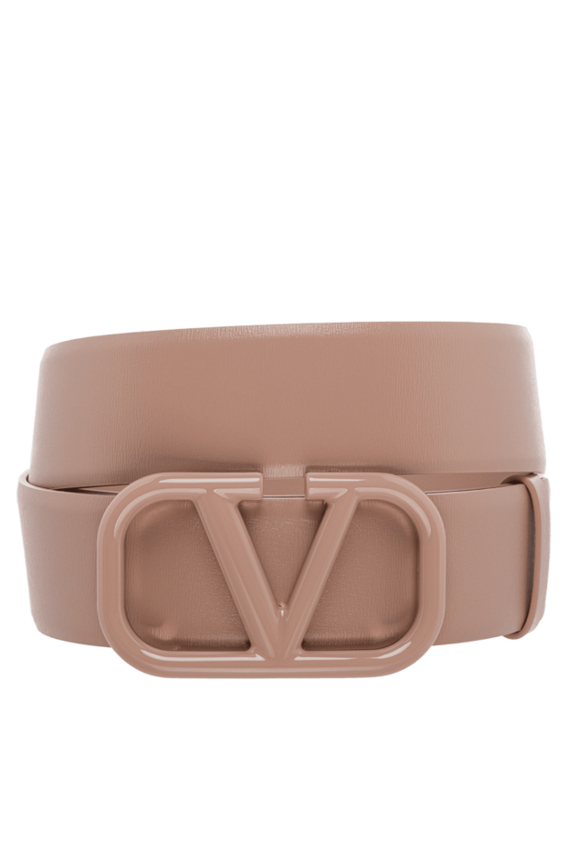 Valentino woman beige leather belt for women buy with prices and photos 175296 - photo 1